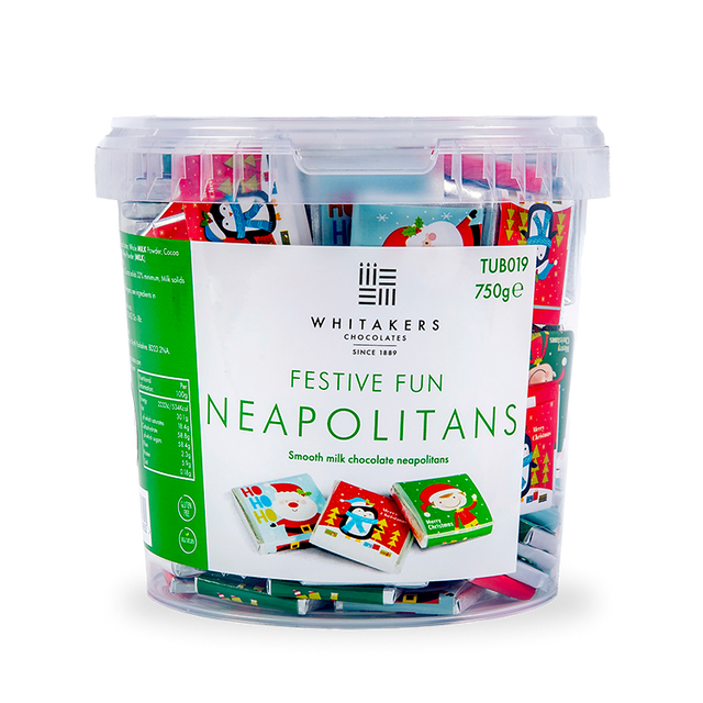 Whitakers Christmas Fun Chocolate Neapolitans - 750g