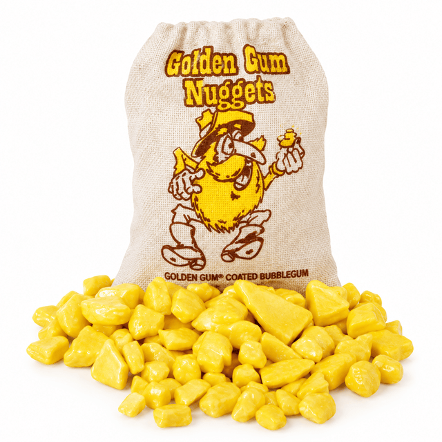 Rose Golden Gum Nuggets Bags 20g - 24 Count