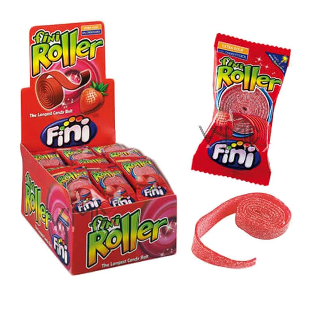 Fini Fizzy Strawberry Roller 20g - 40 Count *BBD END 06/26*