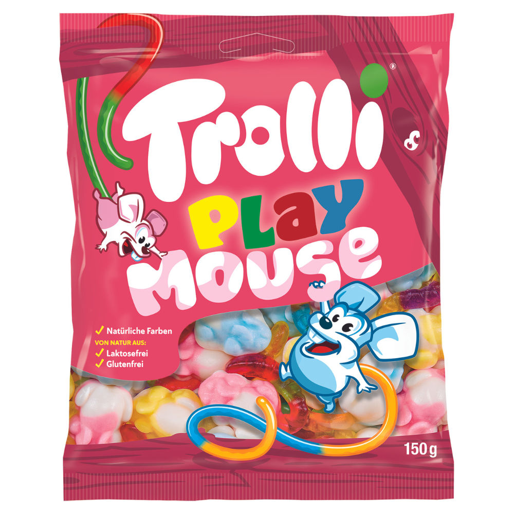 Trolli Playmouse Bags 100g - 22 Count