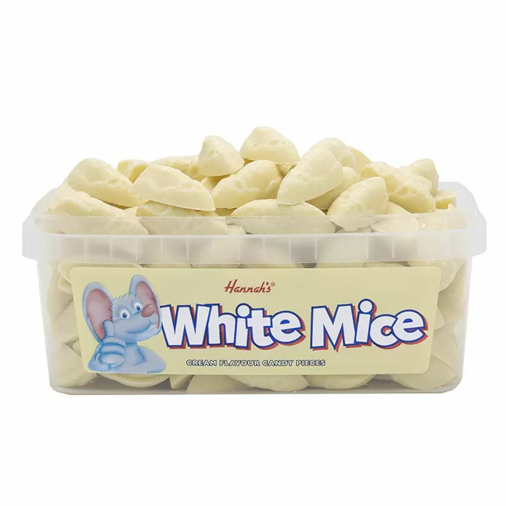 Hannahs White Candy Mice - 120 Count