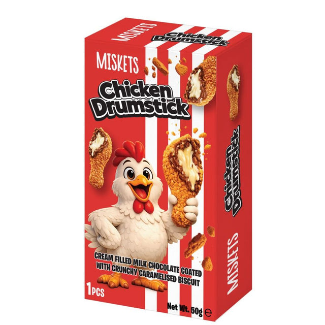Miskets Chicken Drumstick Box 50g - 12 Count