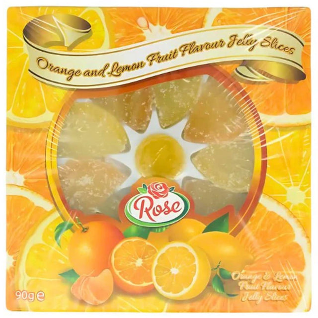 Orange & Lemon Fruit Slices Gift Box 90g - 24 Count