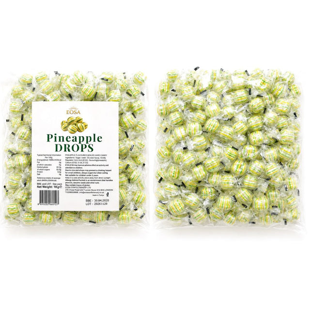 Eosa Pineapple Drops Hard Boiled Candy - 1kg