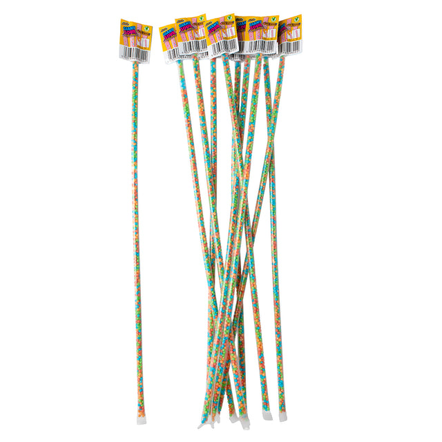 Crazy Candy Factory Giant Sour Candy Straws 12g - 100 Count