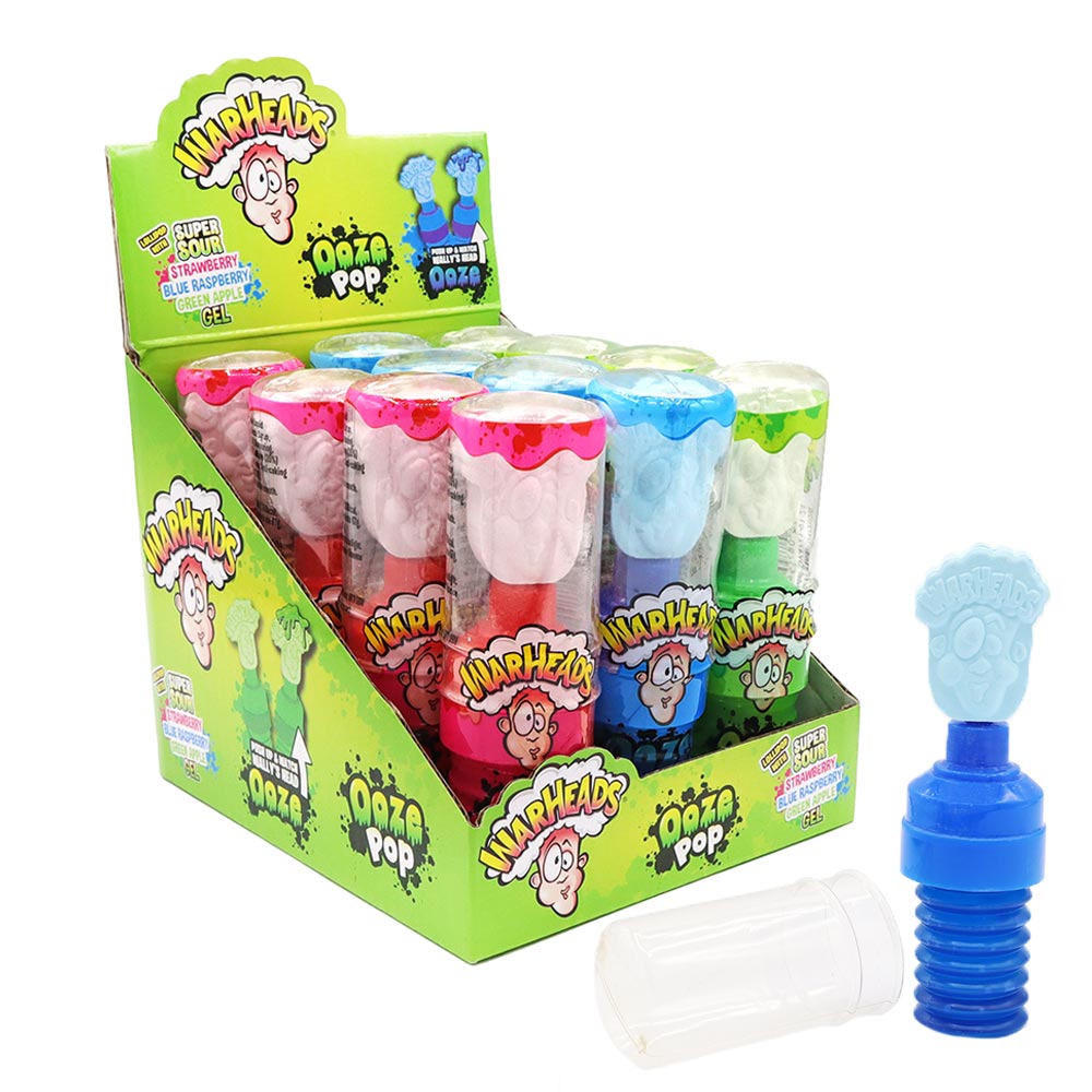 Warheads Sour Ooze Pop 40g - 12 Count