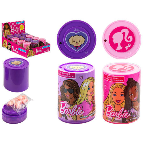 PMS Barbie Stamp & Candy - 12 Count