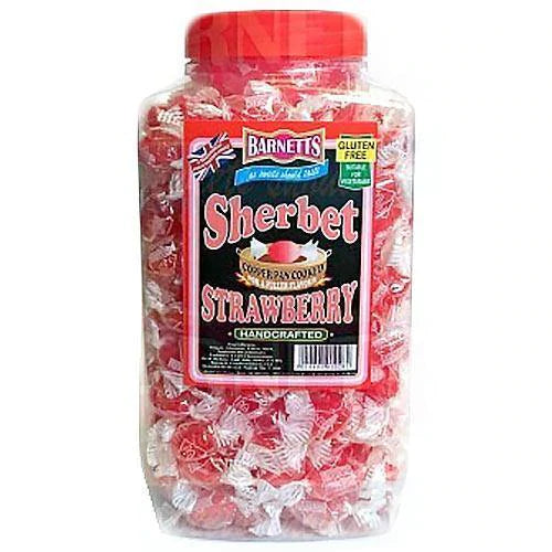 Barnett's Wrapped Sherbet Strawberry - 2.5kg
