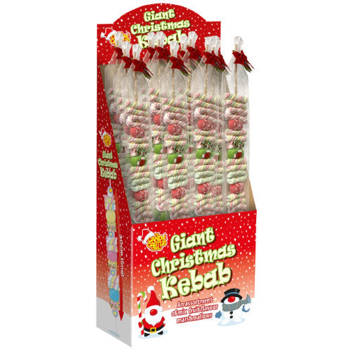 Rose Christmas Mallow Kebab Pops 100g - 12 Count