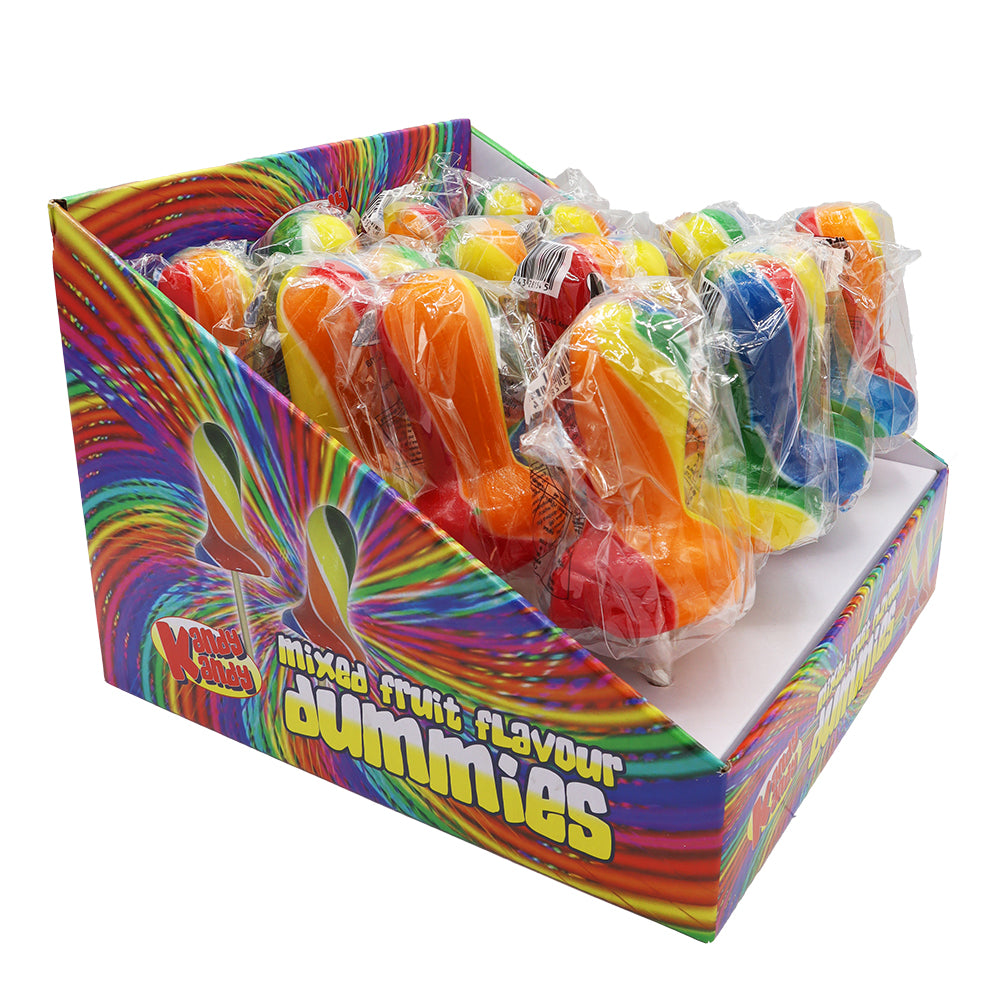 Kandy Kandy Mixed Fruit Dummy On A Stick 120g - 16 Count