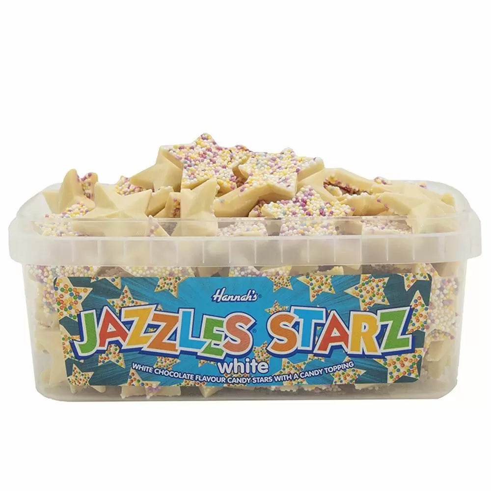 Hannahs White Choc Flavour Jazzles Starz - 120 Count
