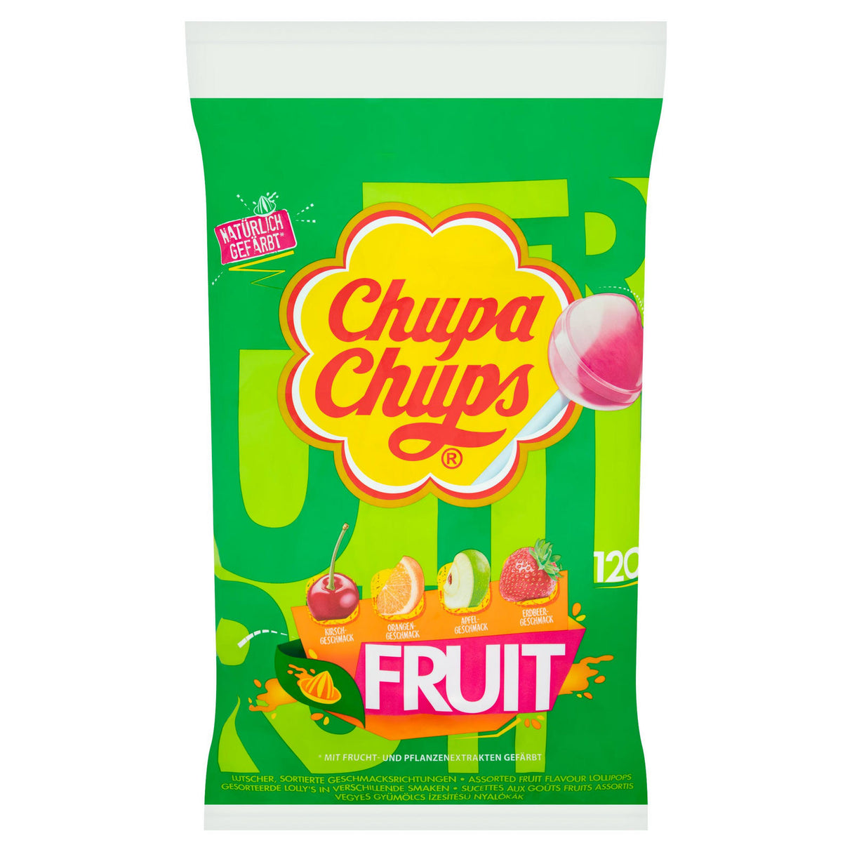 Chupa Chups Fruit Lollipops - 120 Count