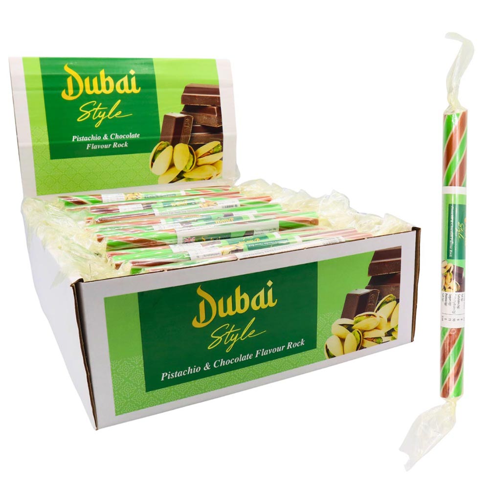 McAdams Dubai Chocolate Rock Sticks - 120 Count