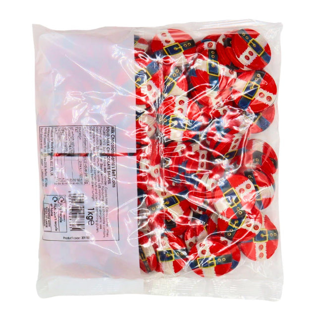 Milk Chocolate Santa's Belt Coins Bag - 1kg