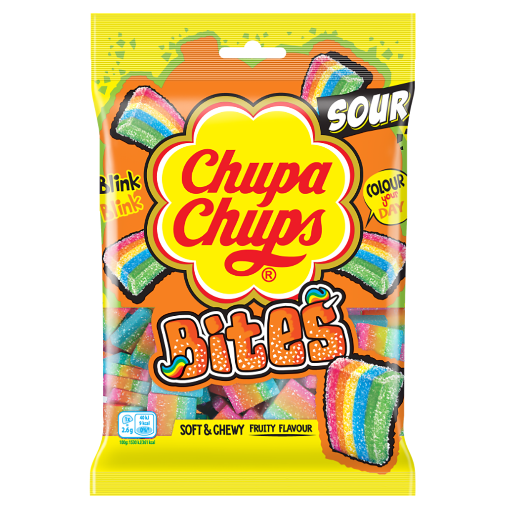 Chupa Chups Sour Mini Bites 120g - 12 Count