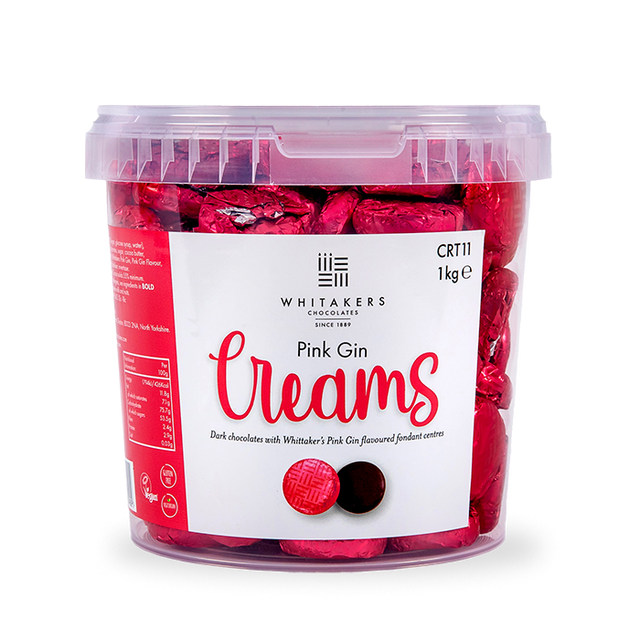 Whitakers Pink Gin Creams - 1kg