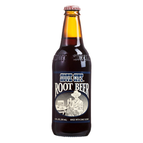 Sioux City Root Beer 330ml Bottles - 12 Count
