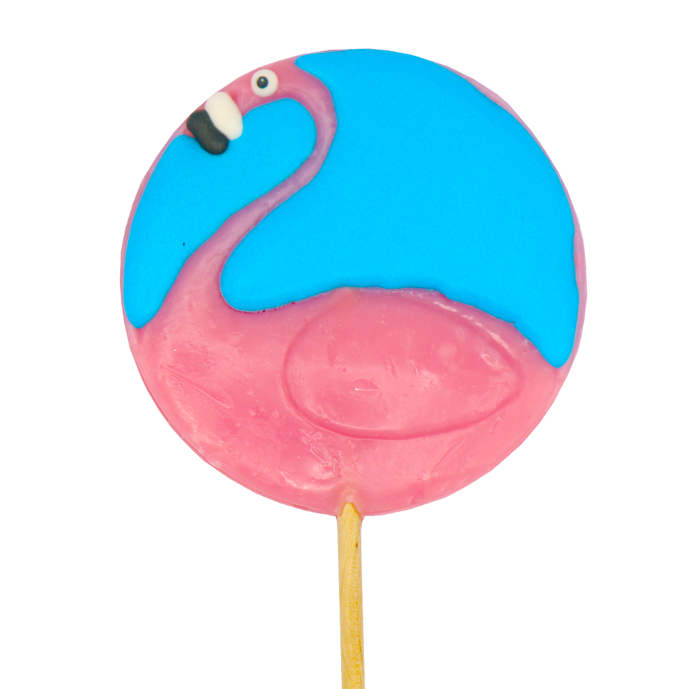 Kandy Kandy Rock Flamingo Lolly 90g - 18 Count