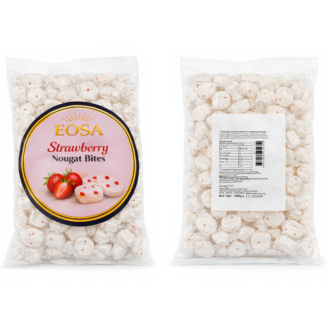 Eosa Strawberry Nougat Bites - 1kg