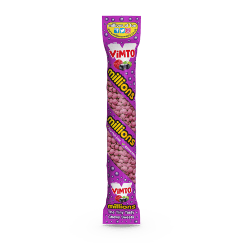 Millions Vimto Tubes - 12 Count