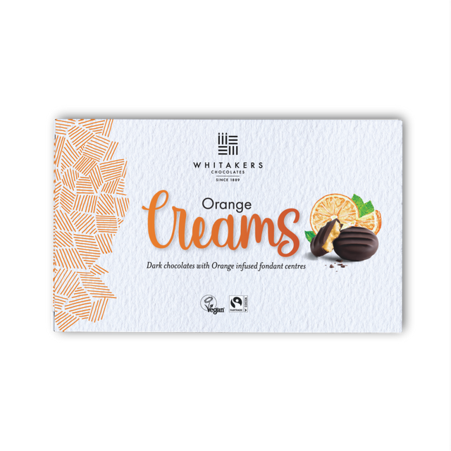 Whitakers Orange Creams 150g - 14 Count