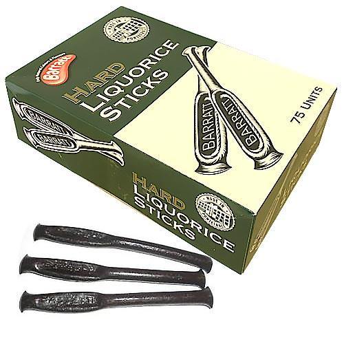 Bassetts Hard Liquorice Sticks - 75 Count