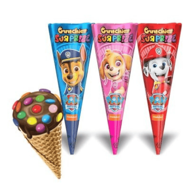 Chocolate Paw Patrol Surprise Cones 25g - 12 Count