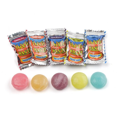 Toxic Waste Nuclear Fusion Sour Candy 1000 Count Bulk Bag - 3kg *BBD END DEC 25*