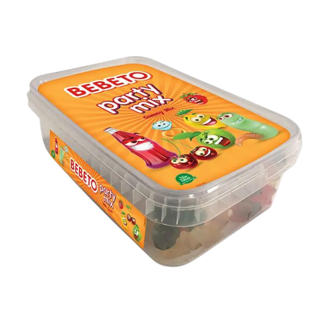 Bebeto Halal Party Mix Tub 400g - 12 Count