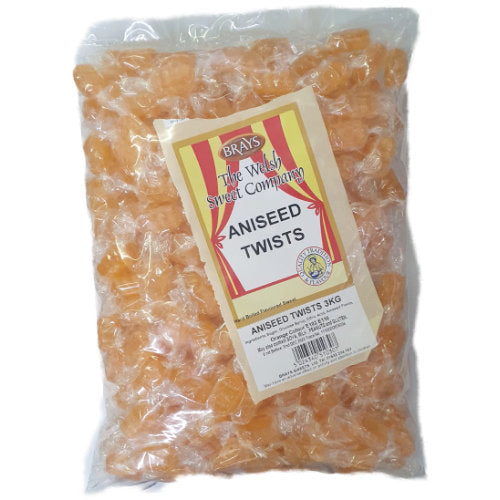 Brays Aniseed Twist Wrapped - 2.75kg