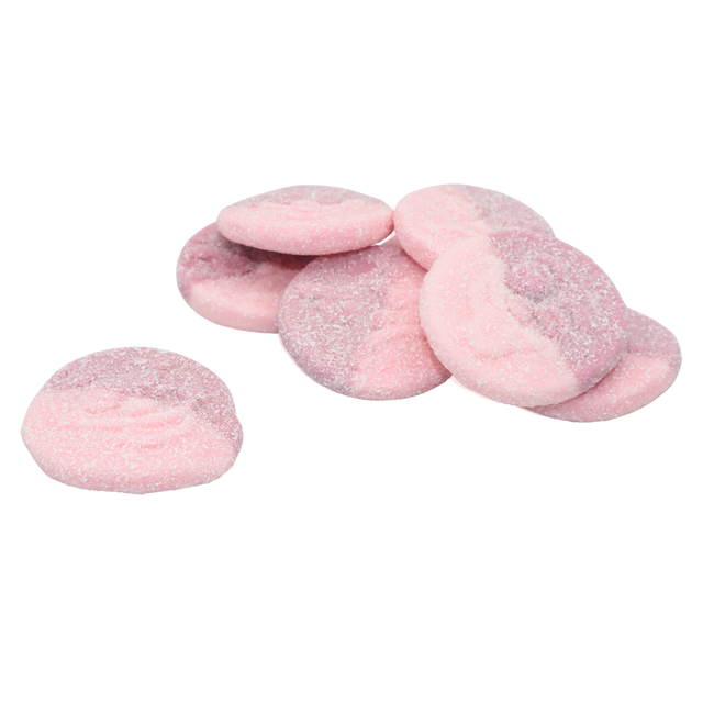 Kingsway Sour Strawberry & Cherry Foam Smileys - 2kg