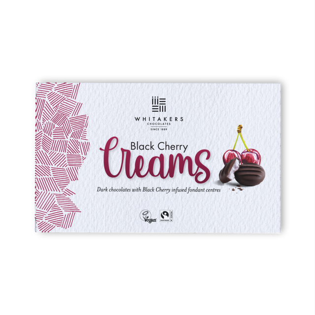 Whitakers Black Cherry Creams 150g - 14 Count