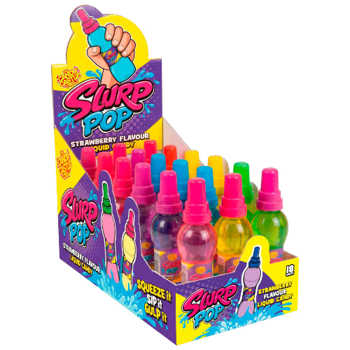 Rose Slurp Pop Strawberry Drinks 60ml - 18 Count