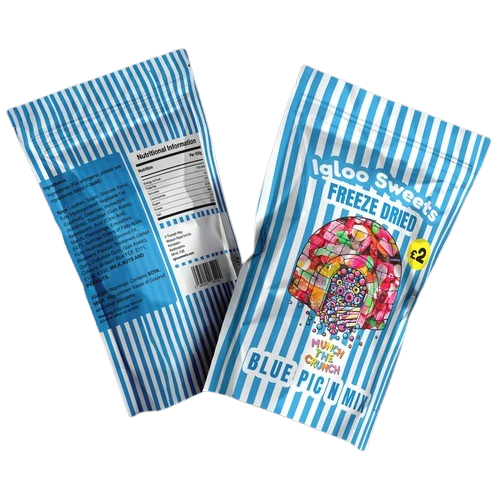 Igloo Sweets Blue Freeze Dried £2 PM 35g - 12 Count