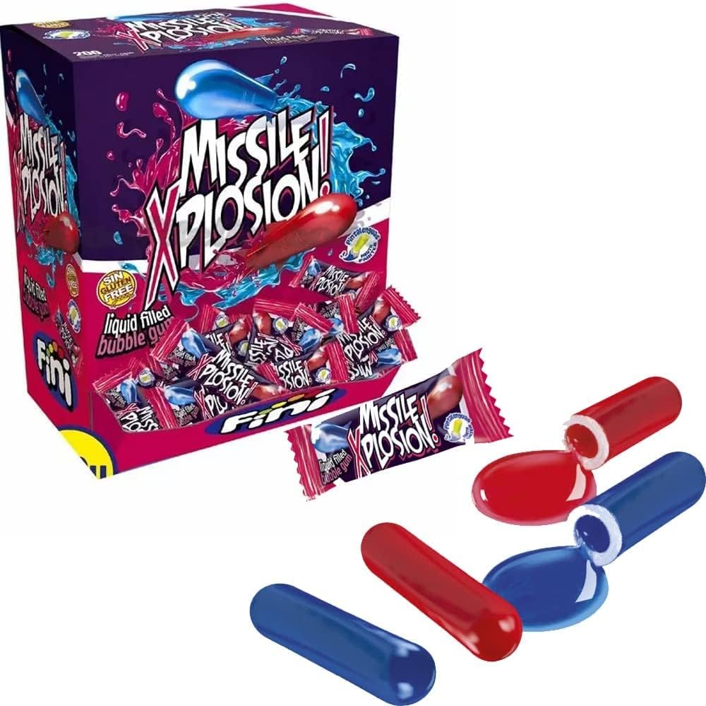 Fini Bubblegum Missle Xplosion - 200 Count