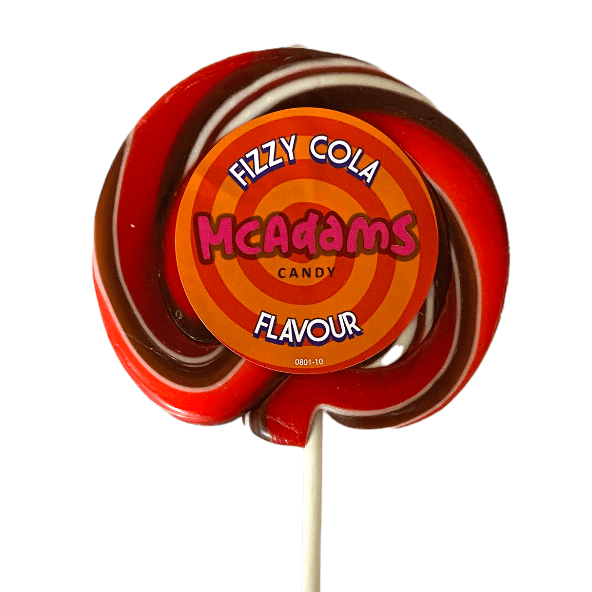 McAdams Fizzy Cola Wheel Lollipops - 30 Count