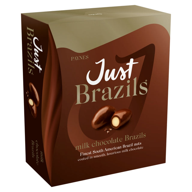Just Brazils Milk Chocolate Brazils Box 150g - 8 Count