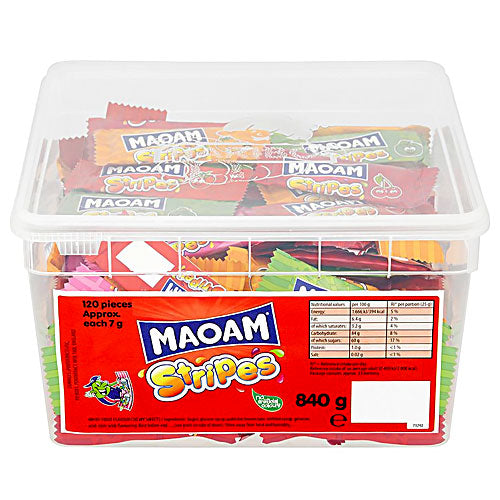 Haribo Maoam Giant Stripes - 120 Count