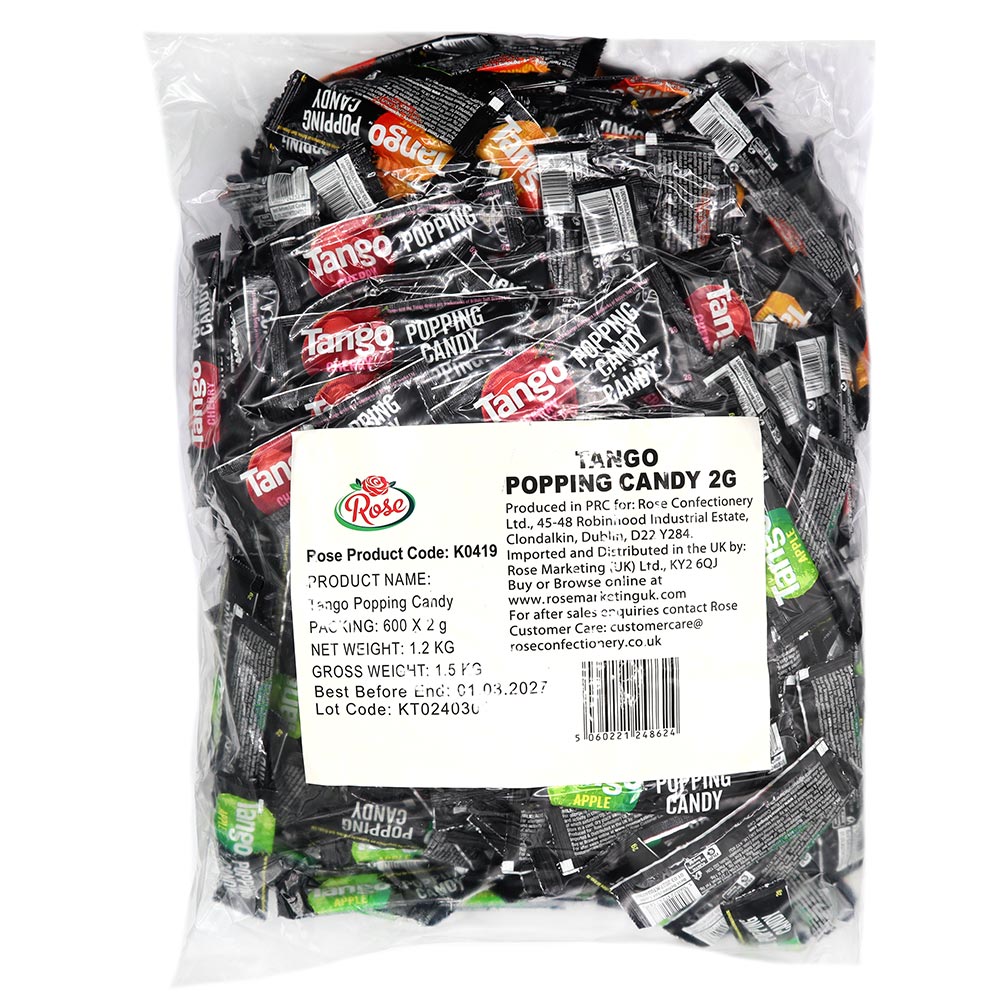 Tango Popping Candy - 600 Count