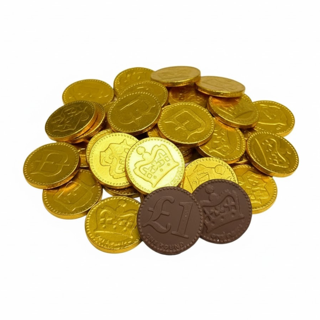 Candycrave Chocolate Flavour Gold Coins - 1kg