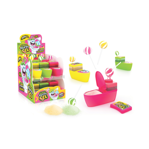 Johnny Bee Sour Candy Potty Gel - 12 Count