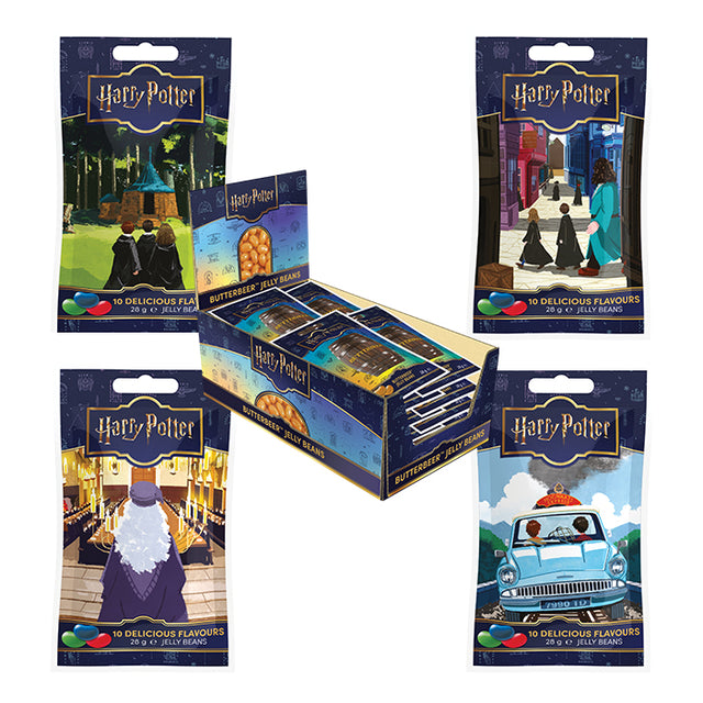 Harry Potter Hogwarts 10 Flavour Bean Mix 28g - 24 Count