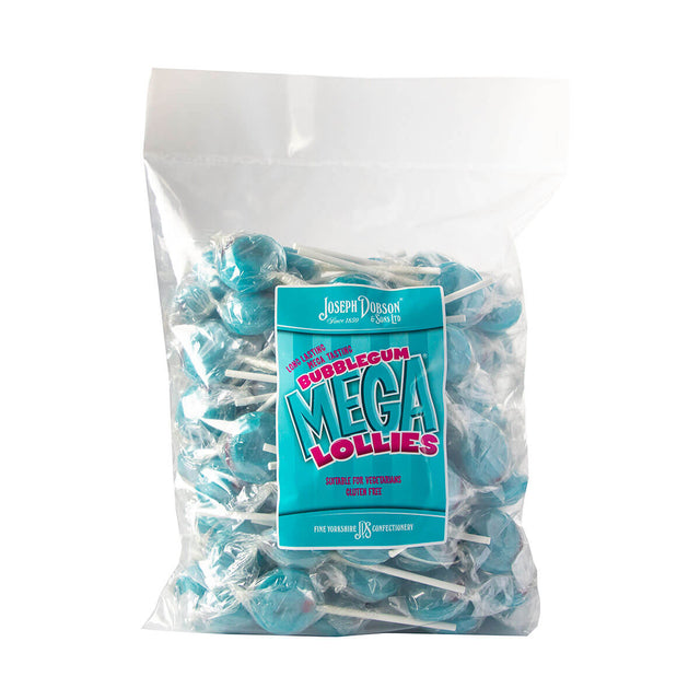 Joseph Dobson Bubblegum Wrapped Mega Lollies - 1.875kg
