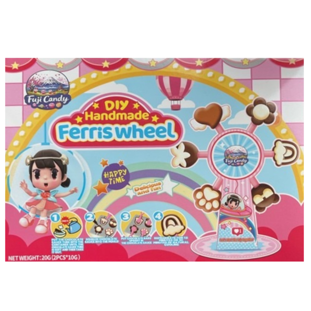 Fuji Candy DIY Handmade Ferris Wheel Kit Box 20g - 12 Count
