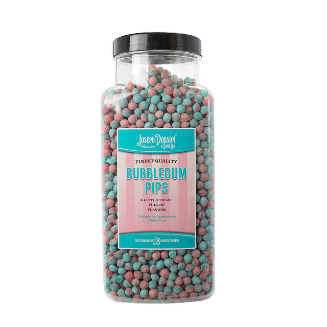 Joseph Dobson Bubblegum Pips Jar - 2.72kg