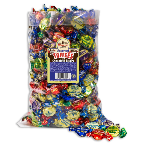 Walkers Assorted Toffees & Eclairs - 2.5kg