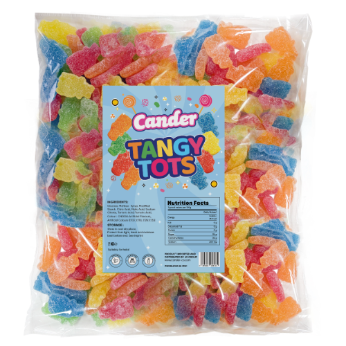 Cander Tangy Candy Tots - 2kg