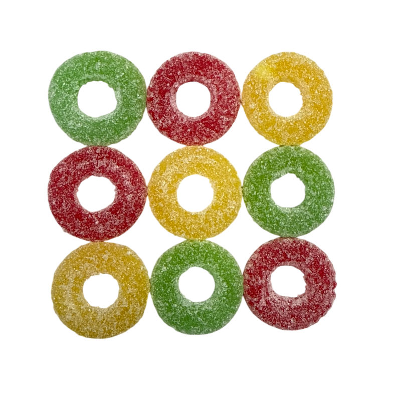 Franssons Sour Fruity Rings - 1.5kg