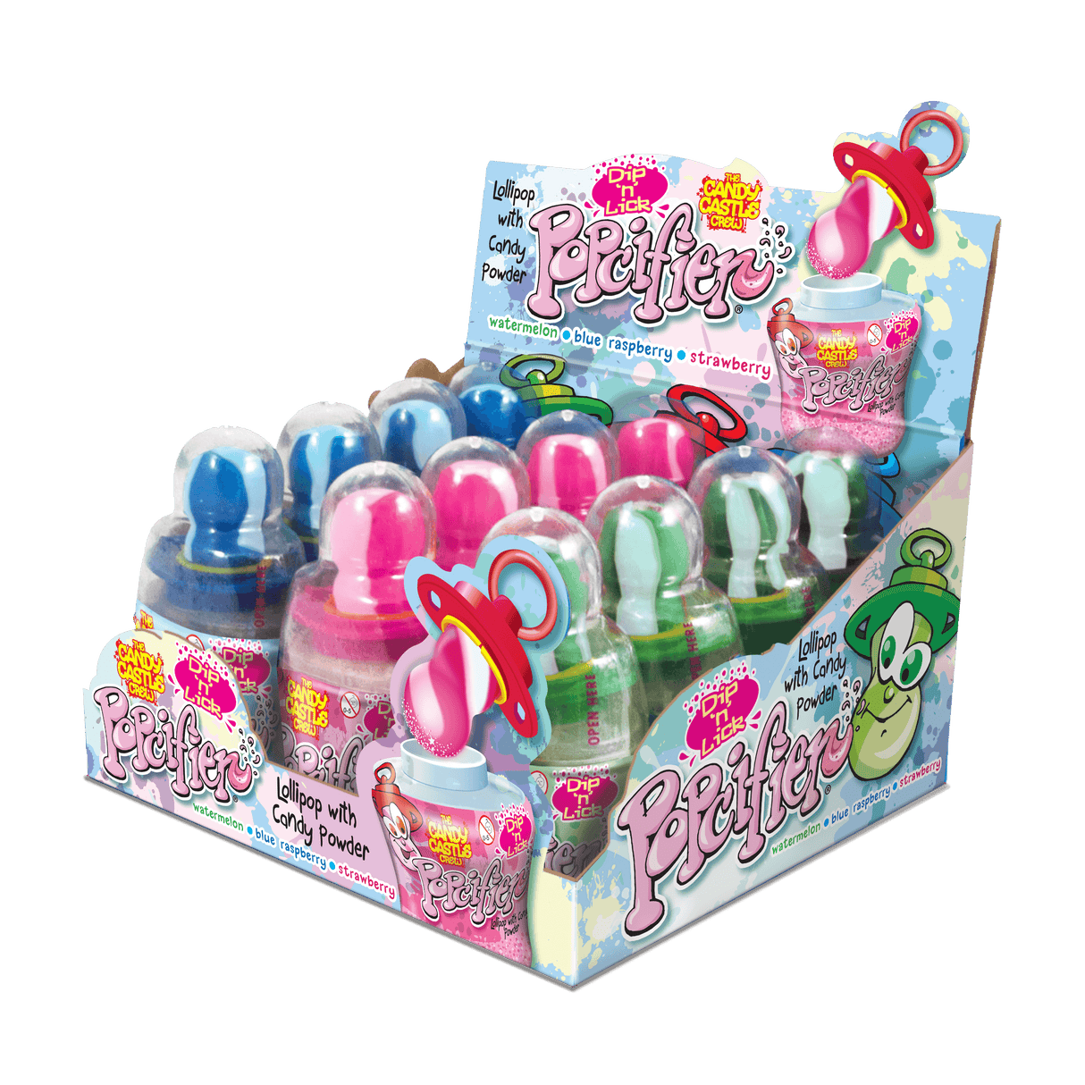 Rose Dip N Lick Baby Popcifier - 12 Count