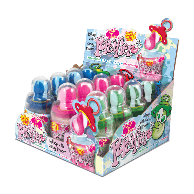 Rose Dip N Lick Baby Popcifier - 12 Count